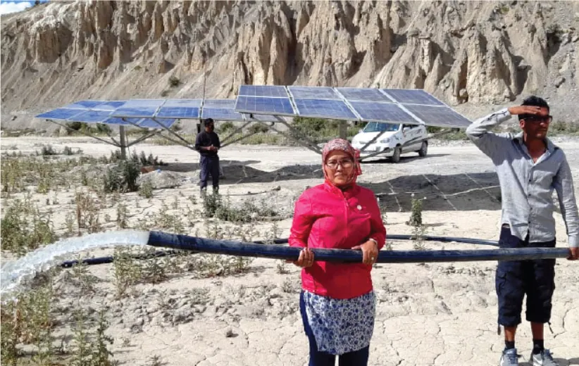 World's Highest Solar Pump at 13,800 ft