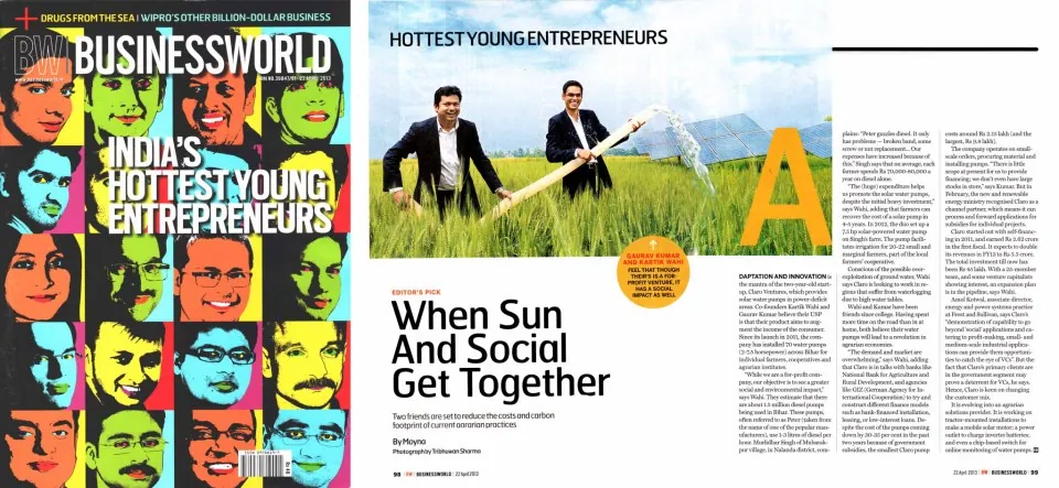 Hottest Young Entrepreneurs by Business World, 2013 - image 1