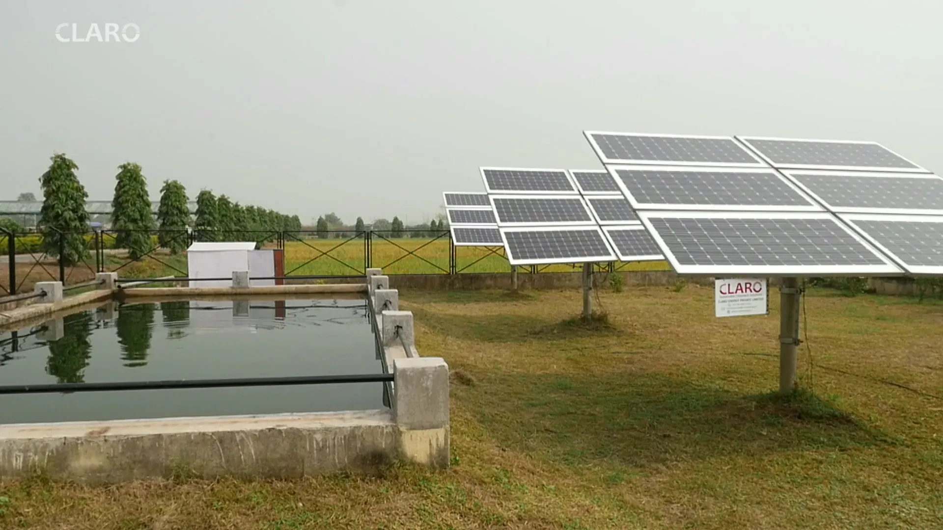 View of a solar project