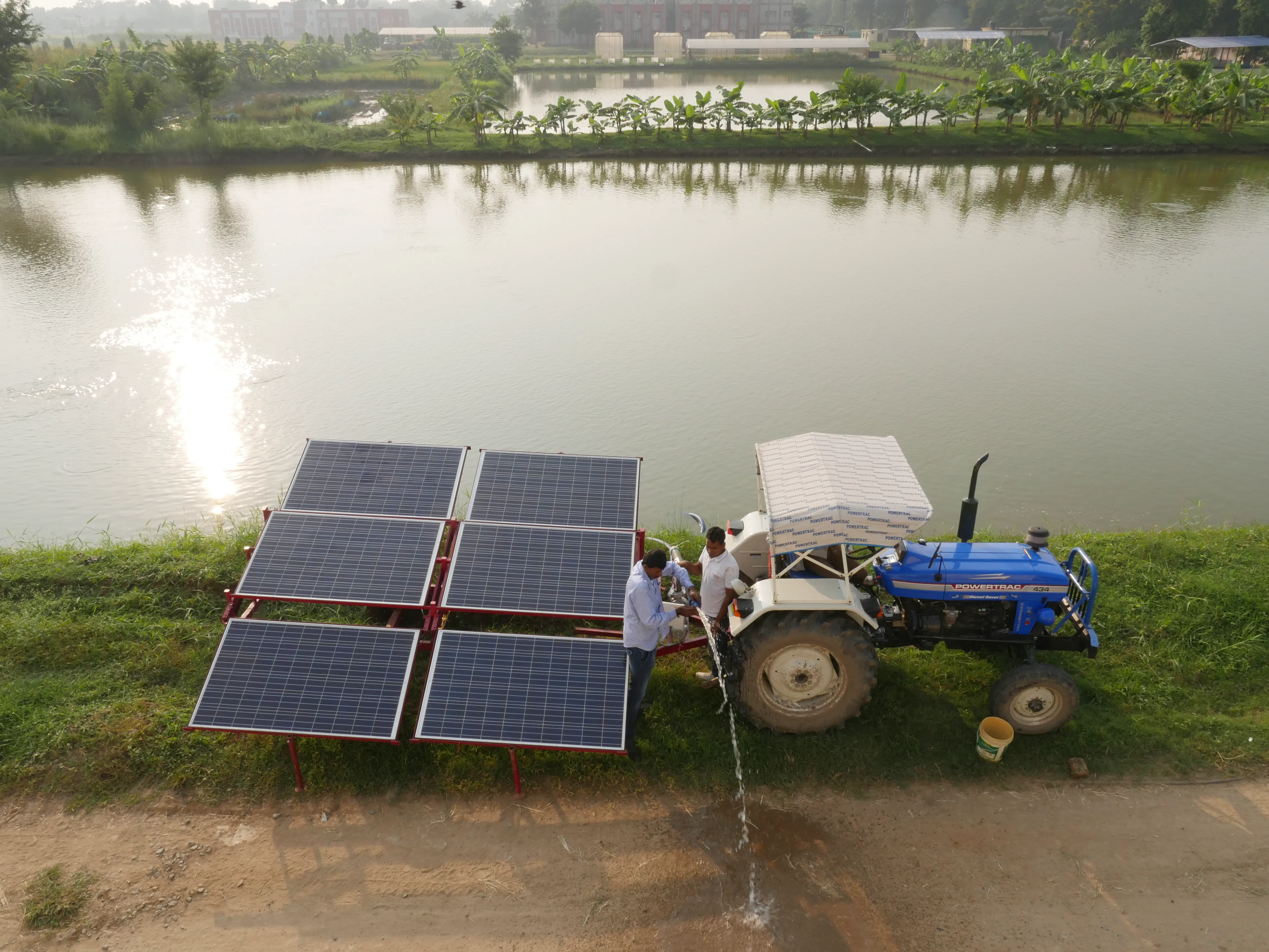 Large scale solar farm