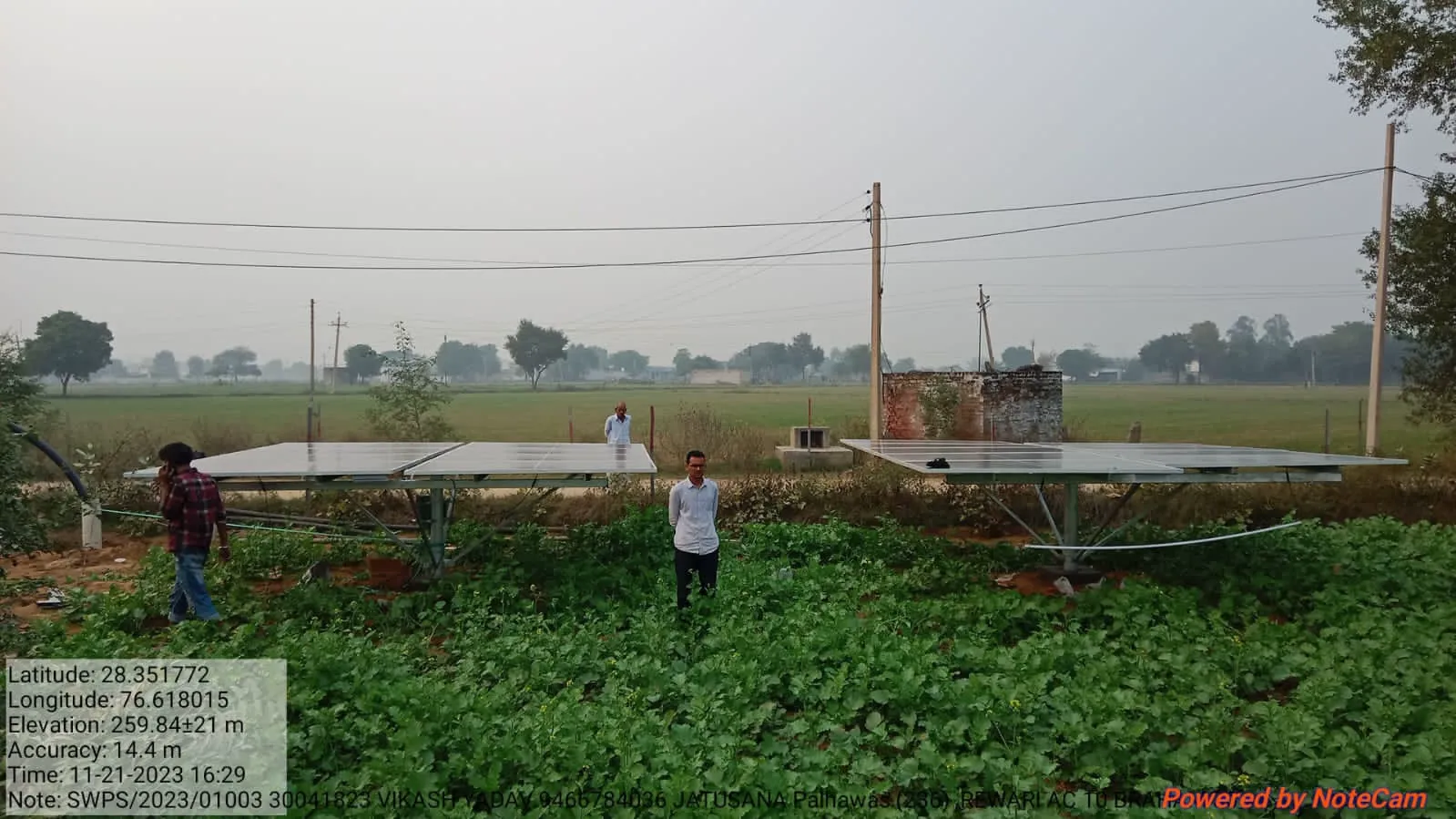 Solar project beneficiary